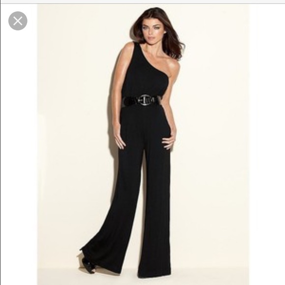 BeBe one shoulder jumpsuit. - Picture 4 of 4